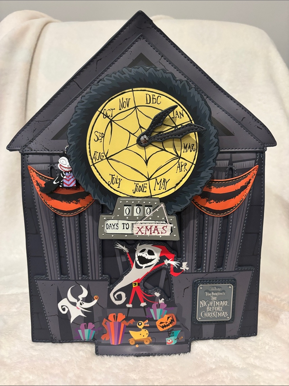 NWT Loungefly Disney Nightmare Before Christmas Town Hall Mini Backpack